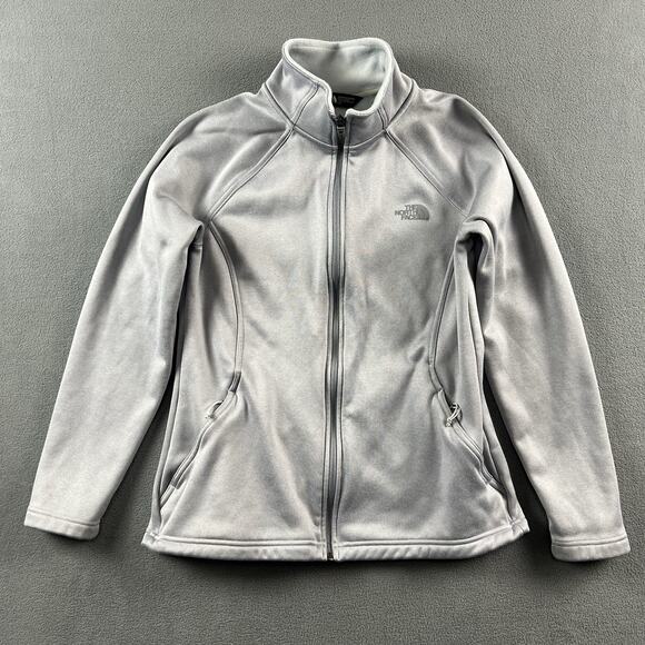 The North Face Jackets & Blazers - The North Face Jacket Womens Large Gray Agave Full Zip Pockets Outdoor Hiking